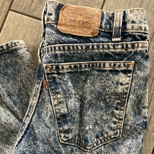 Vintage Levis student orange tab